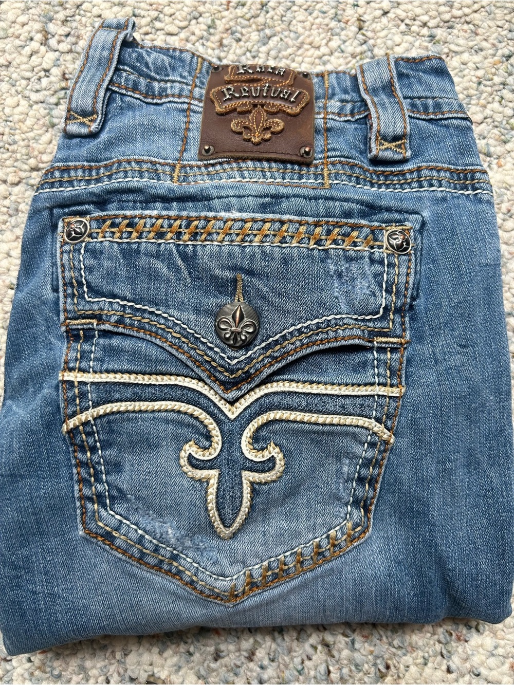 Rock Revival Odell Relaxed Fit Jeans Men